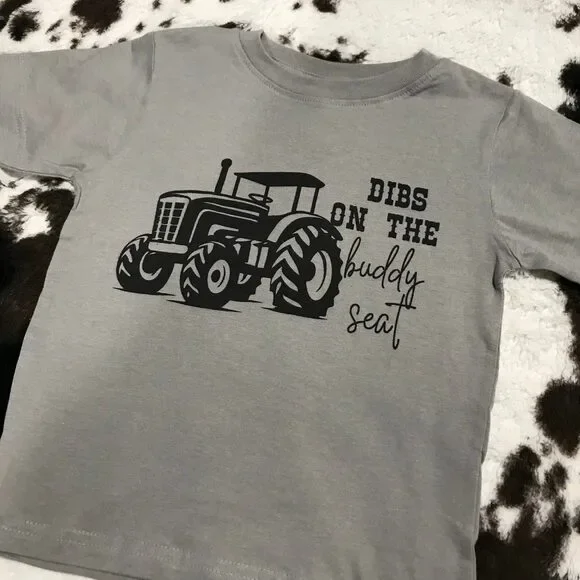 Dibs on the Buddy Seat - Unisex Fit Apparel Youth Mens Womens - Picture 4 of 5